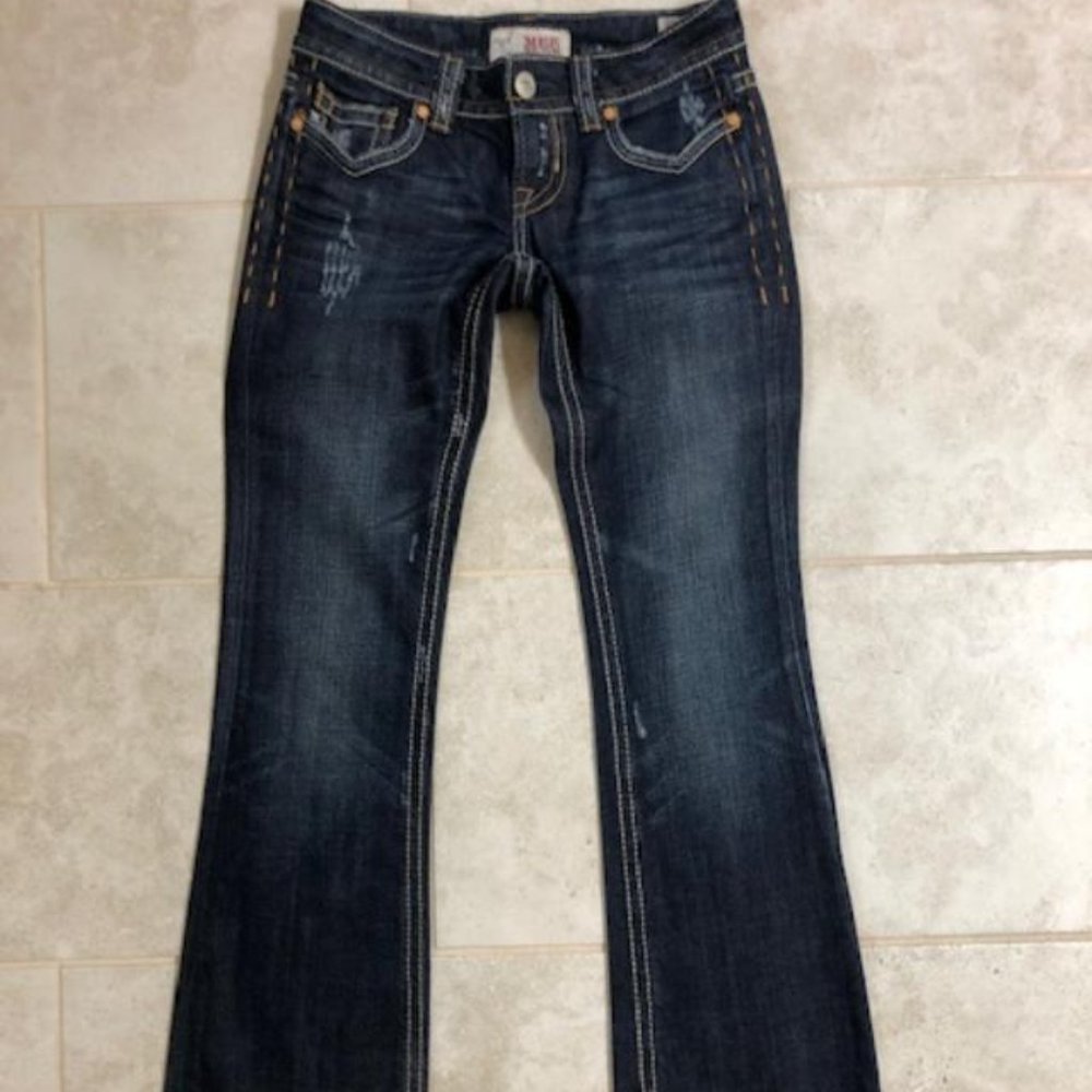 Mer Denim Oaxaca Boot Leg Denim Sz 24 EUC